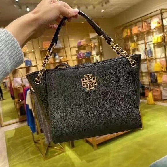 Tory Burch Bags Tory Burch Small Britten Bag Black Nwt Crossbody